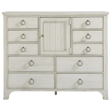 10 Drawer Dressing Chest with Adjustable Shelf
